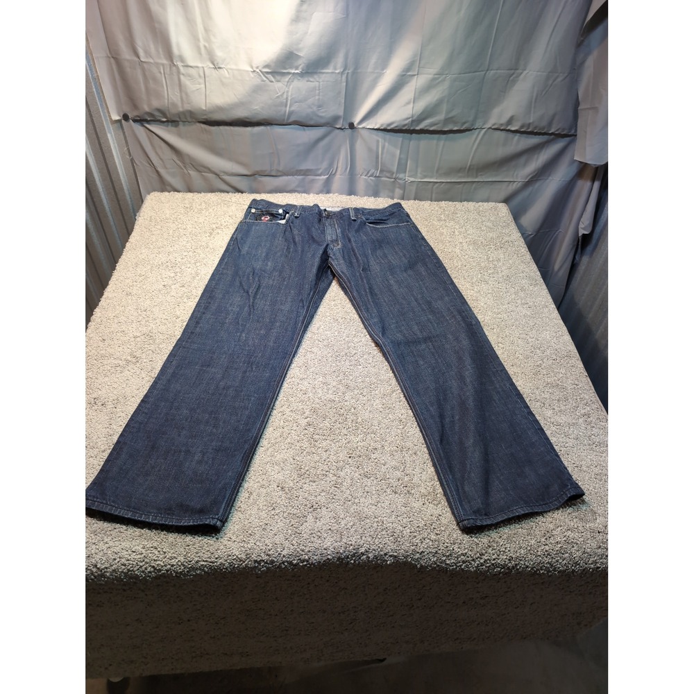 Artful Dodger Jeans‎ Mens Embellished Dark Wash Denim Pants